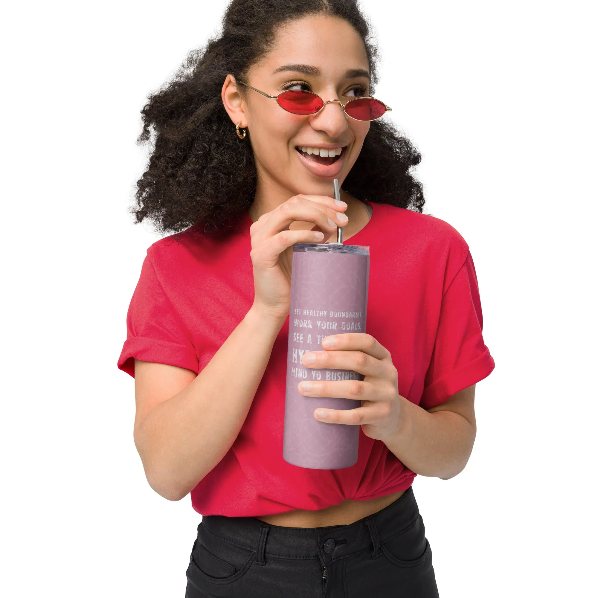 mind yo business stainless steel tumbler