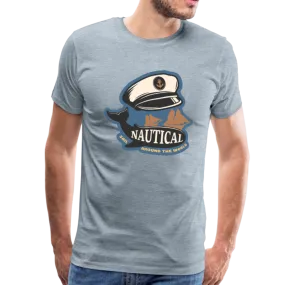 Nautical - Captains Hat - Premium T-Shirt