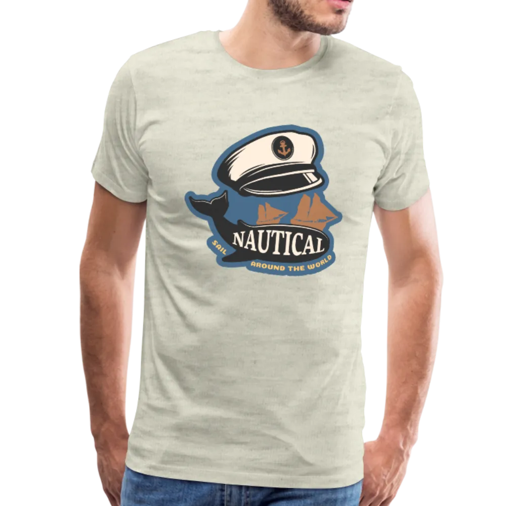 Nautical - Captains Hat - Premium T-Shirt