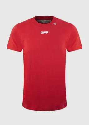 OFF-WHITE: CARA ARROW TEE [RED]