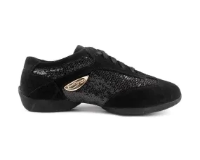 PD01 FASHION Dance Sneaker in Schwarz mit Sneaker-Sohle
