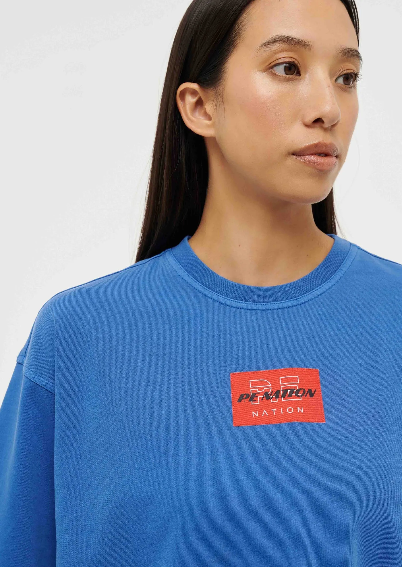 P.E Nation -  Trifecta Tee in Electric Blue
