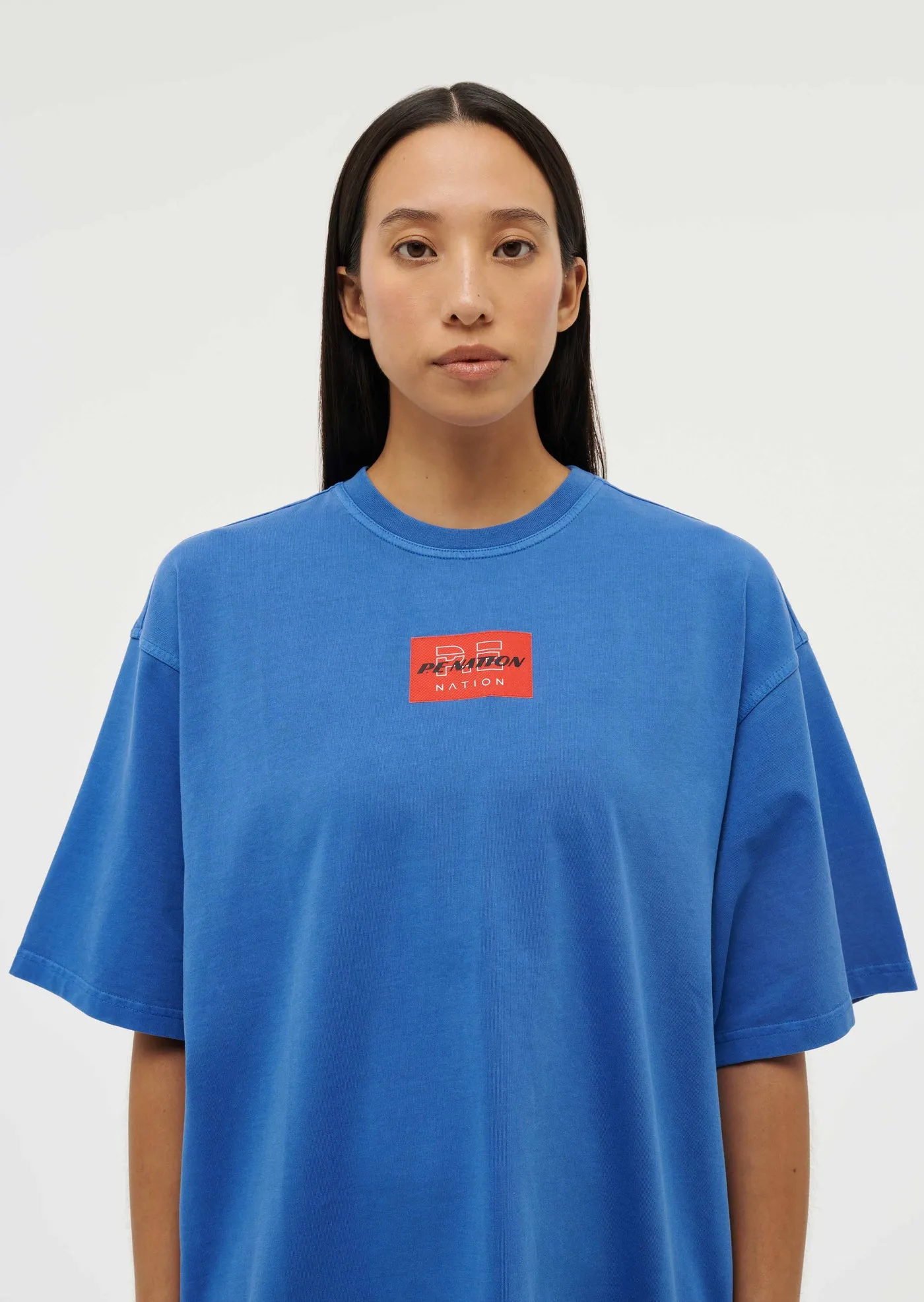 P.E Nation -  Trifecta Tee in Electric Blue