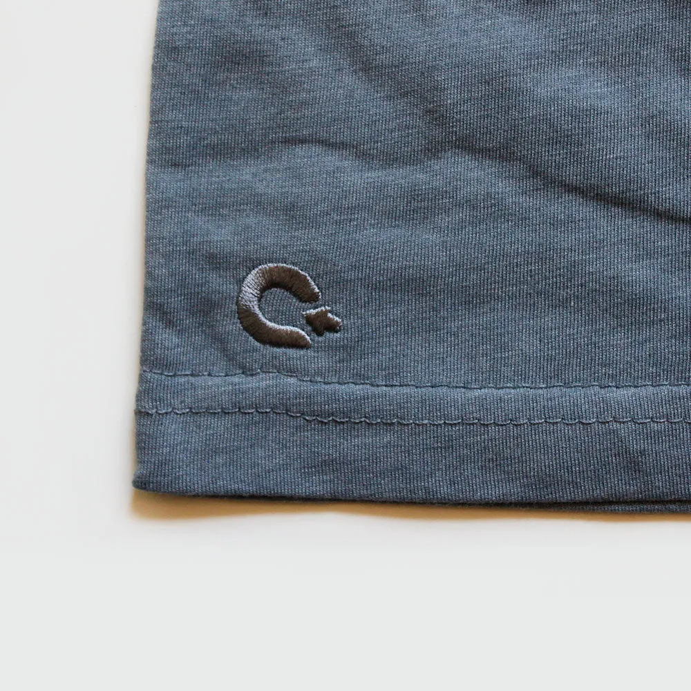Premium V-neck - Cement Grey