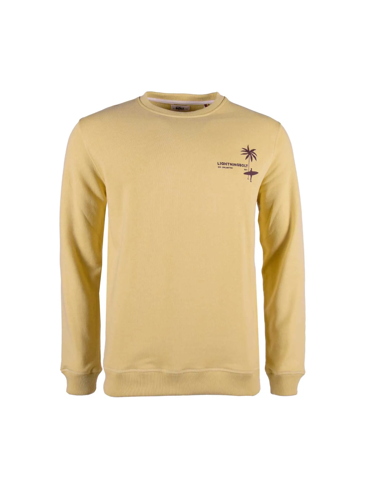 REGULAR FLEECE SWEATSHIRT WITH FRONT PRINT