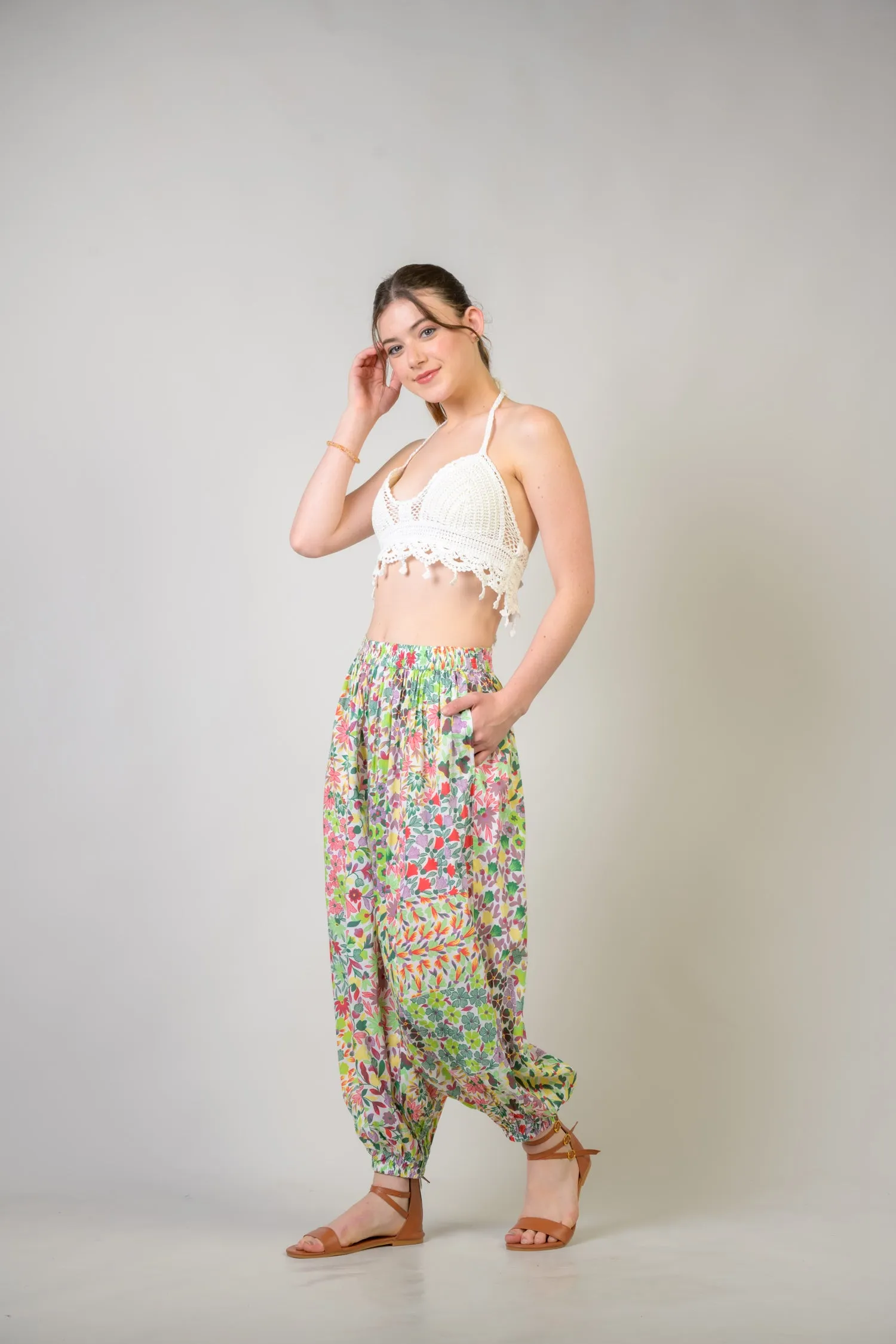 Rhea Flower Garden Pants