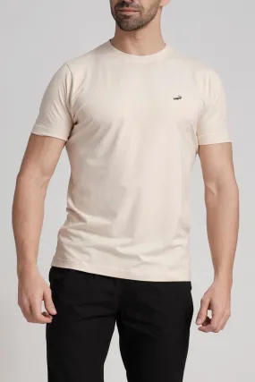 Single Jersey Verve Tee Action Fit - Bleached Sand