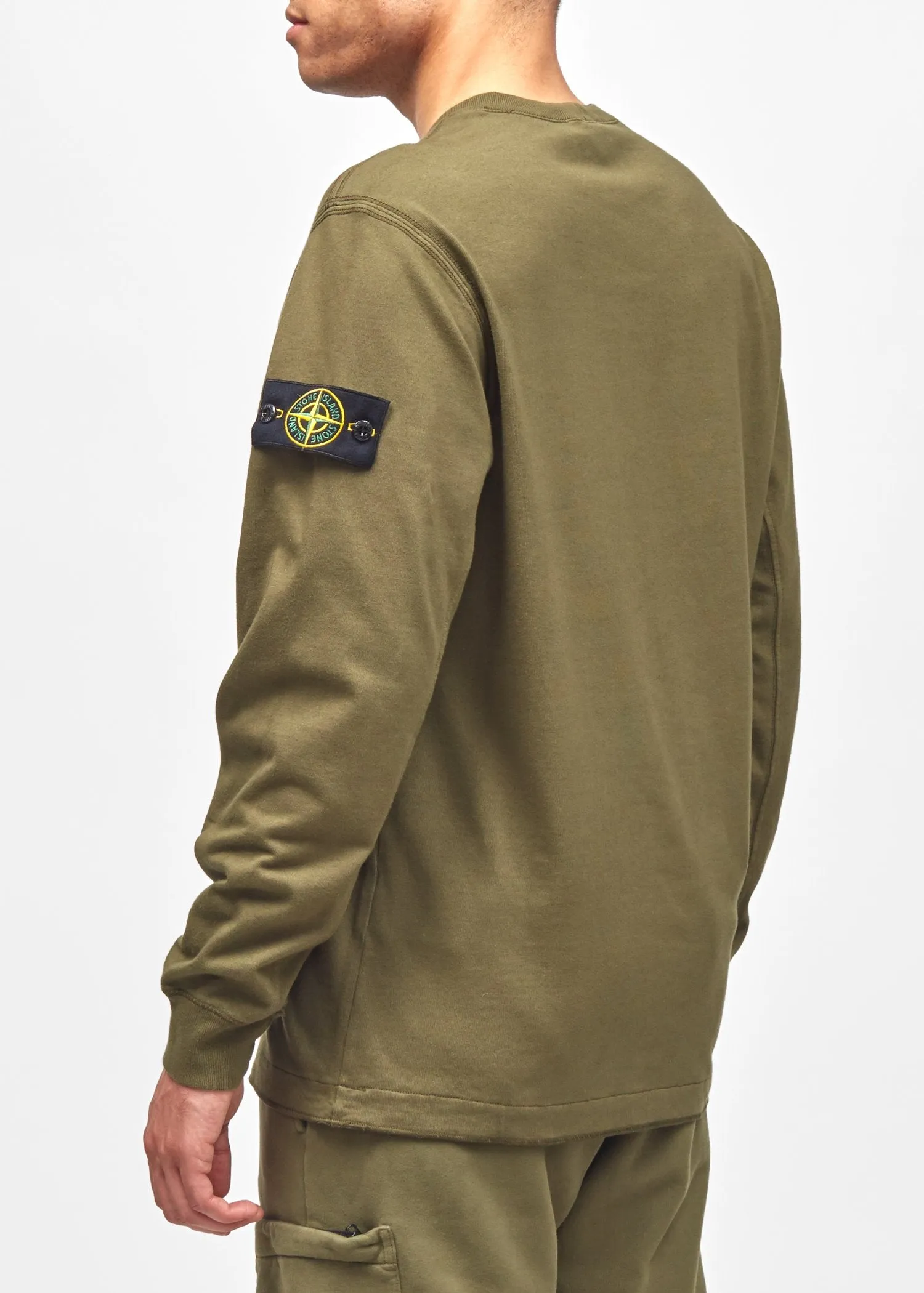 STONE ISLAND: SWEATSHIRT [OLIVE]