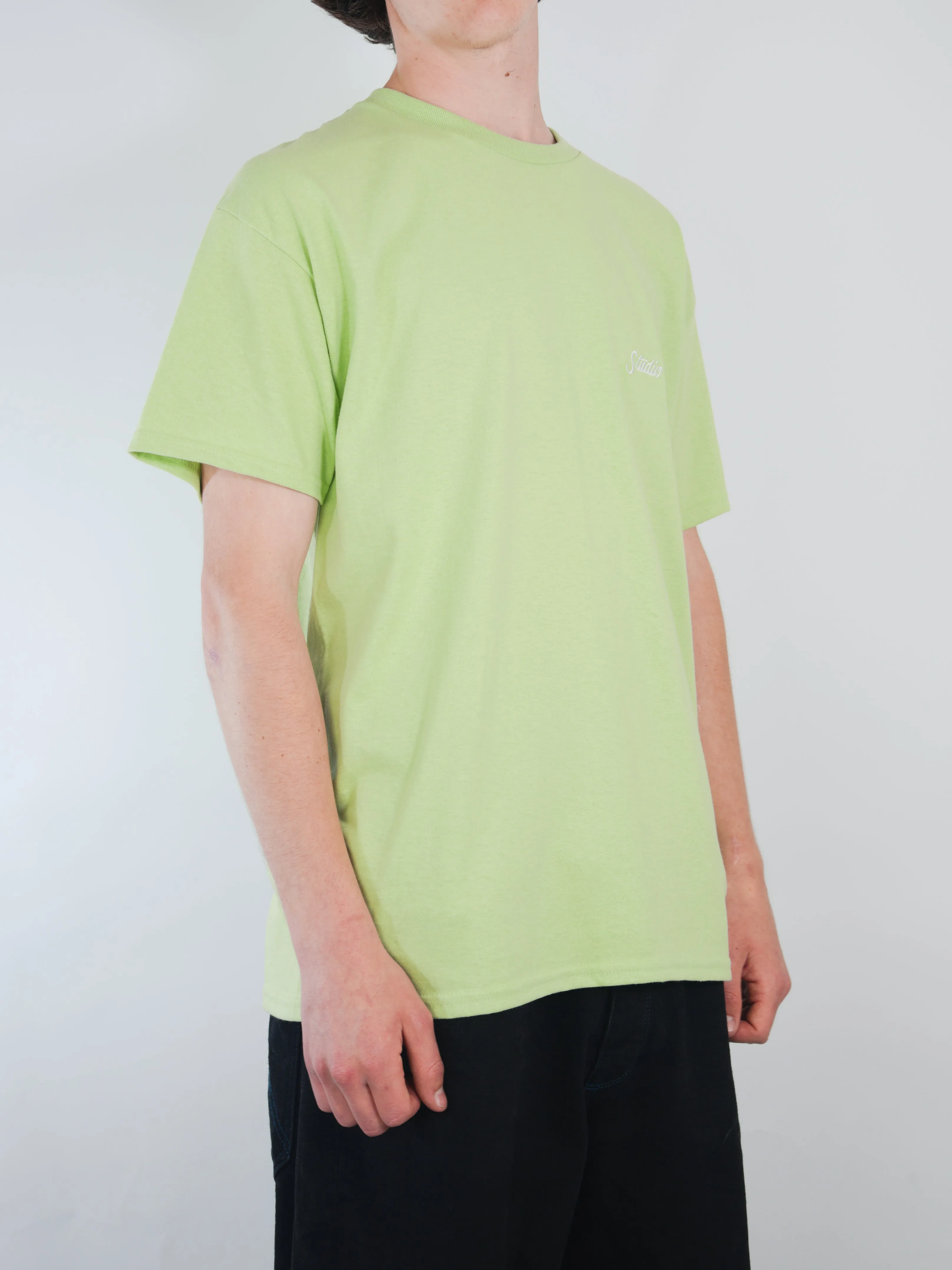 Studio Skateboards - Lovebirds Tee - Soft Green