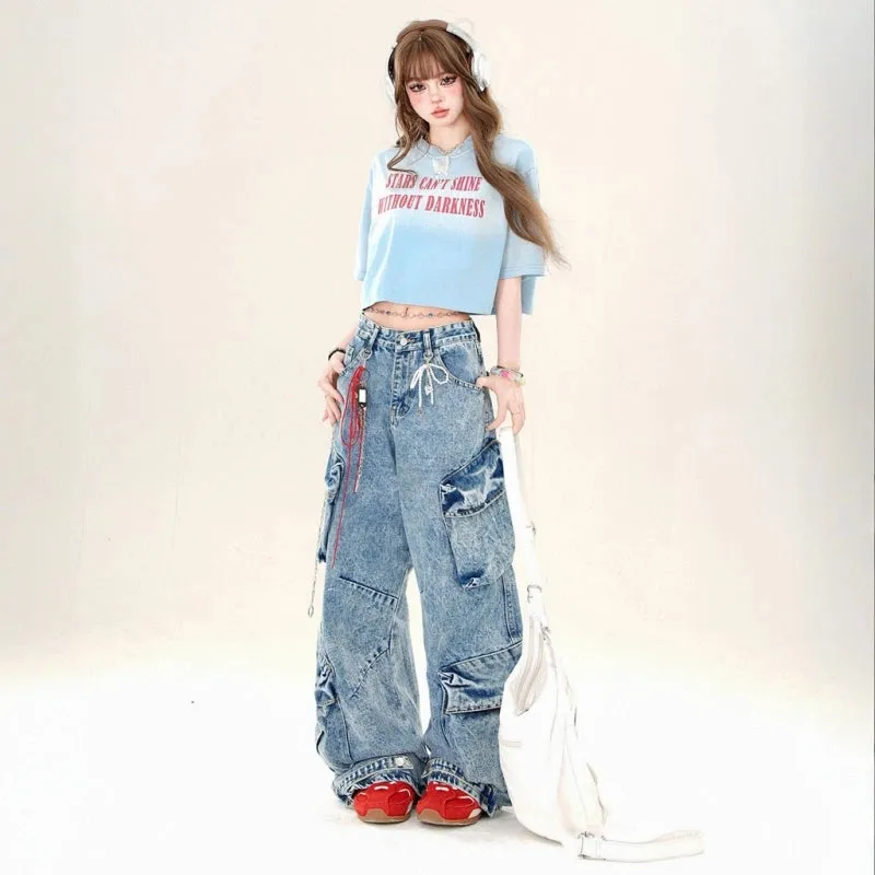 Sweet Girl Style Short Loose T-shirt