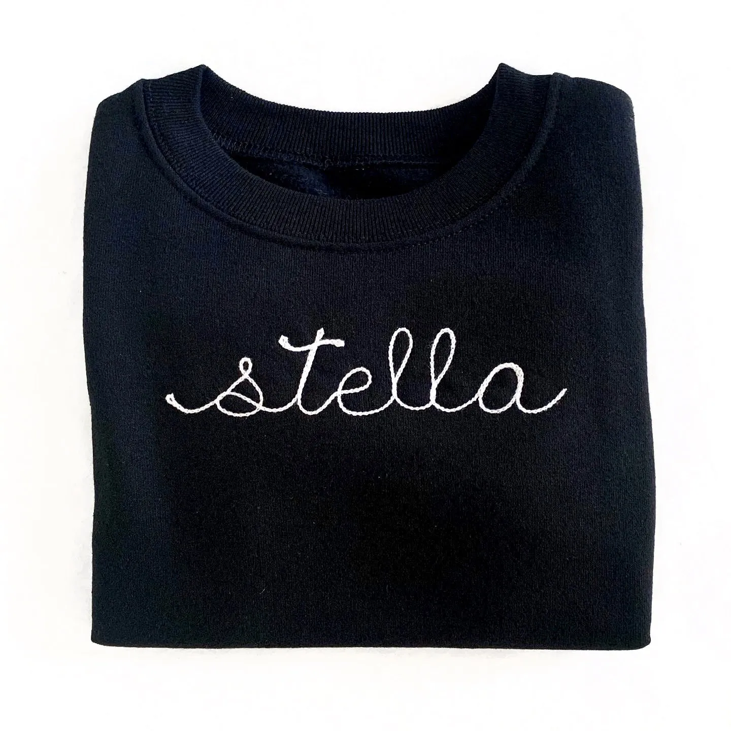 The Kids Chainstitch Sweatshirt - Black