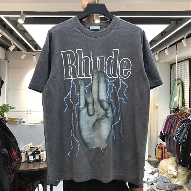 Women Washed Do Old Streetwear T-shirts Summer Style Top Tees