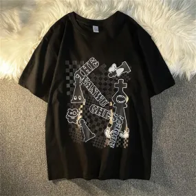 Women's Letter/Number T-Shirts L 525029