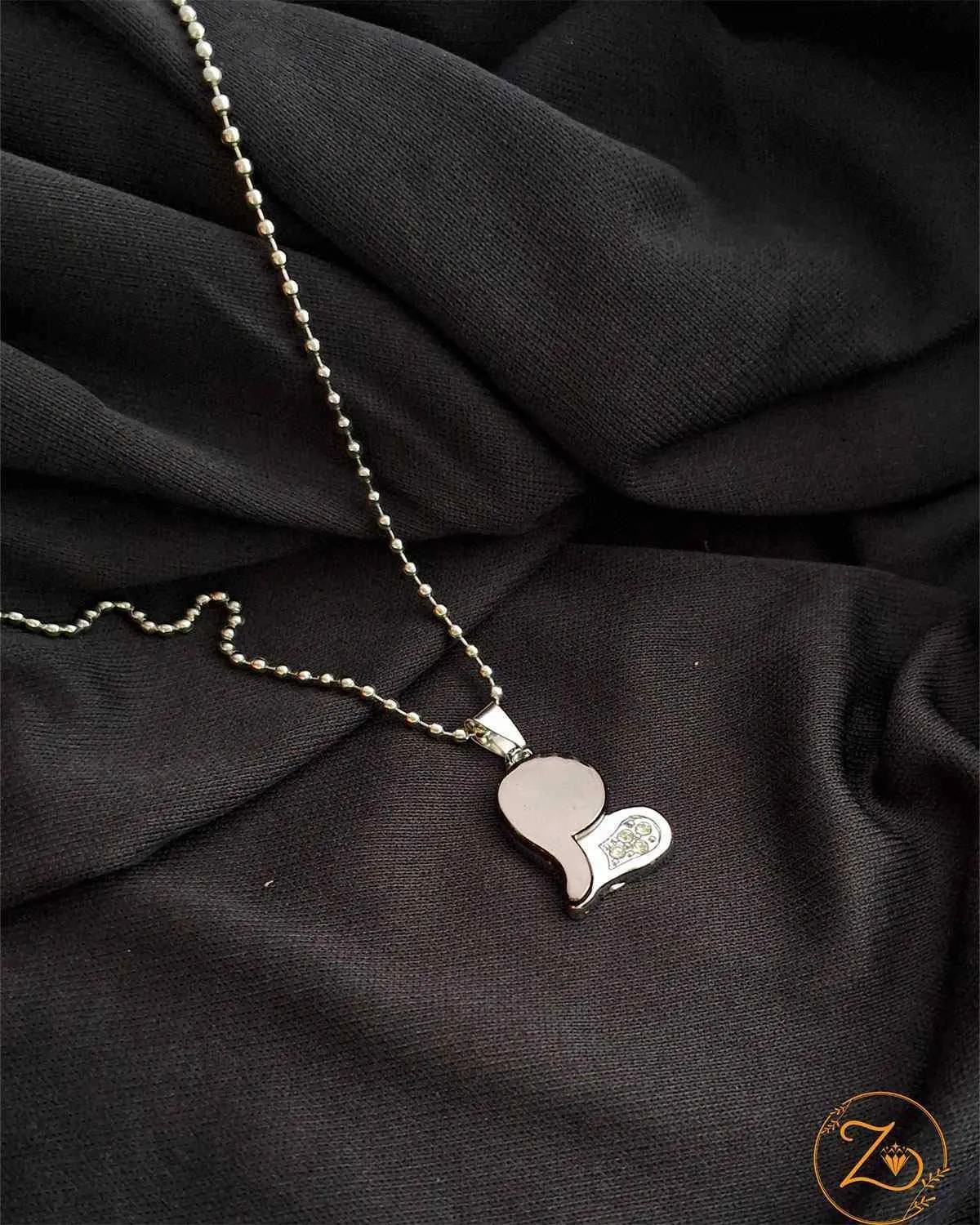 Zevarly Eternal Love Silver Rhodium Locket