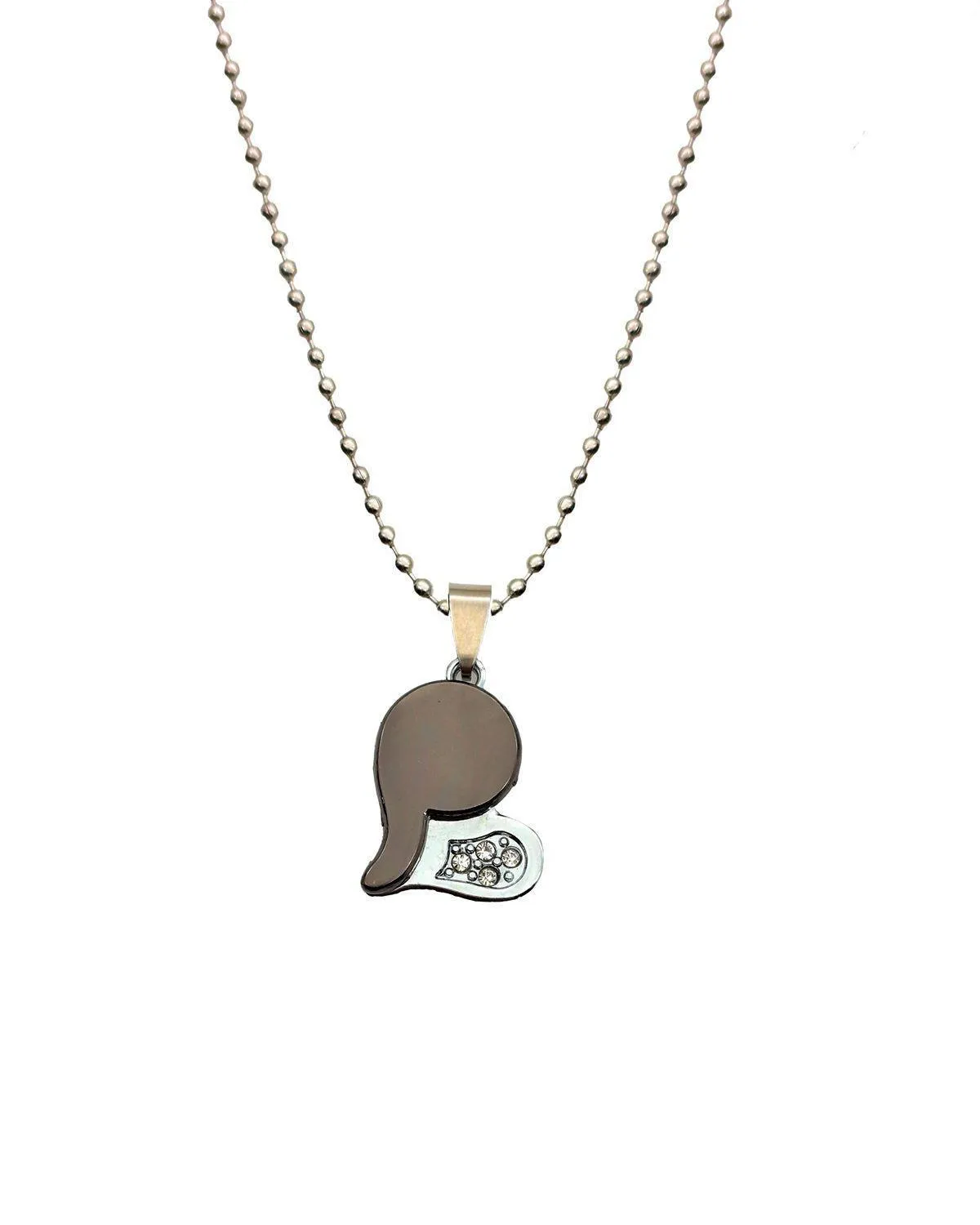 Zevarly Eternal Love Silver Rhodium Locket
